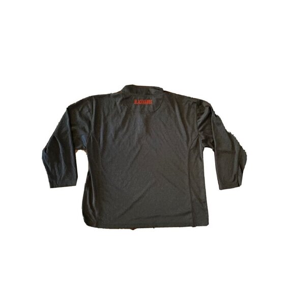 Chicago Blackhawks NHL Logo 1/4 Zip Pullover Shirt Gray Mens Size XL Extra Large - Picture 7 of 8